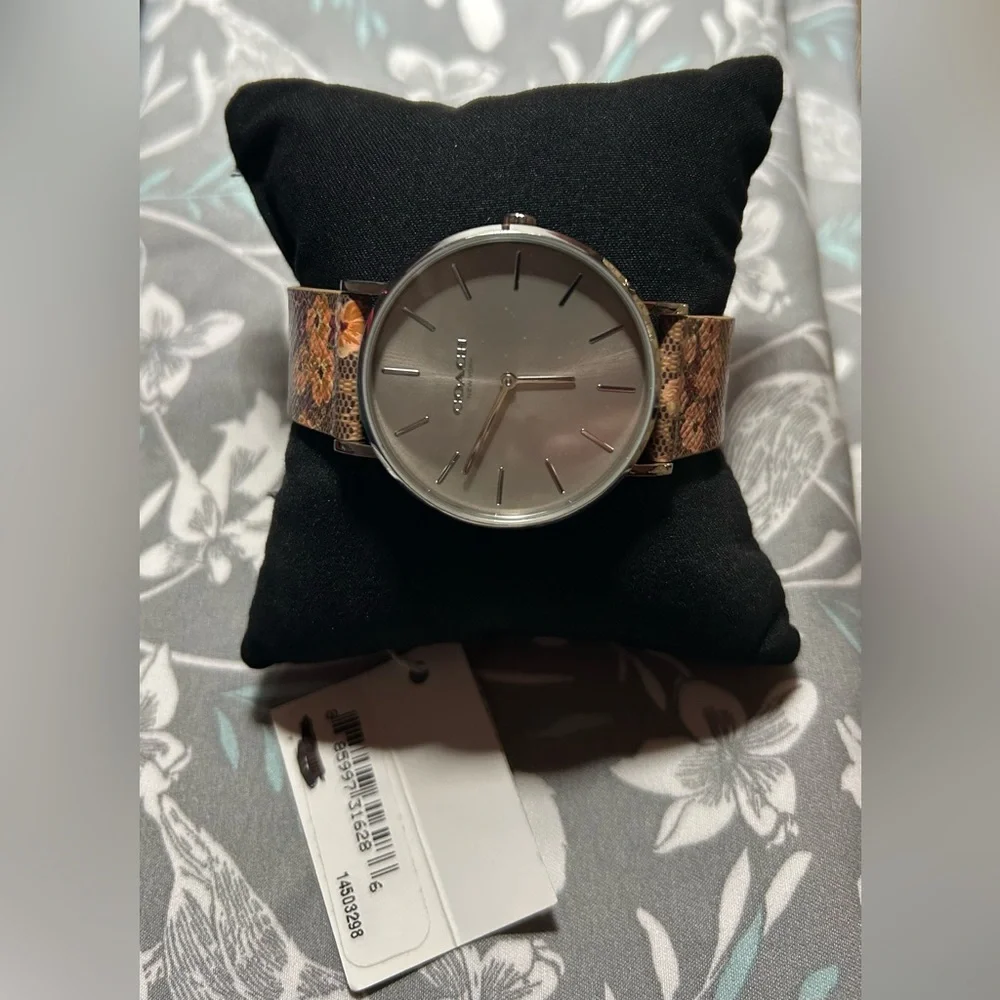 Coach Women's Perry Watch - Brown Floral